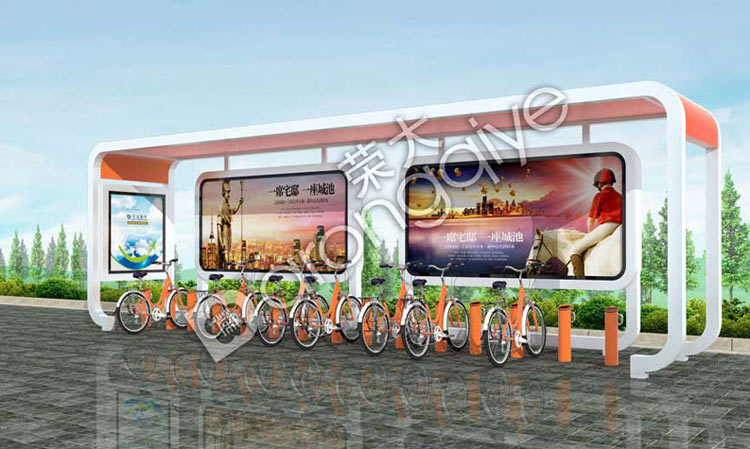 公共自行車棚,公共自行車亭