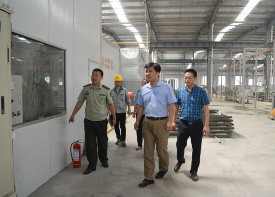 熱烈歡迎蘇宿園區領導與消防部領導蒞臨我司指導